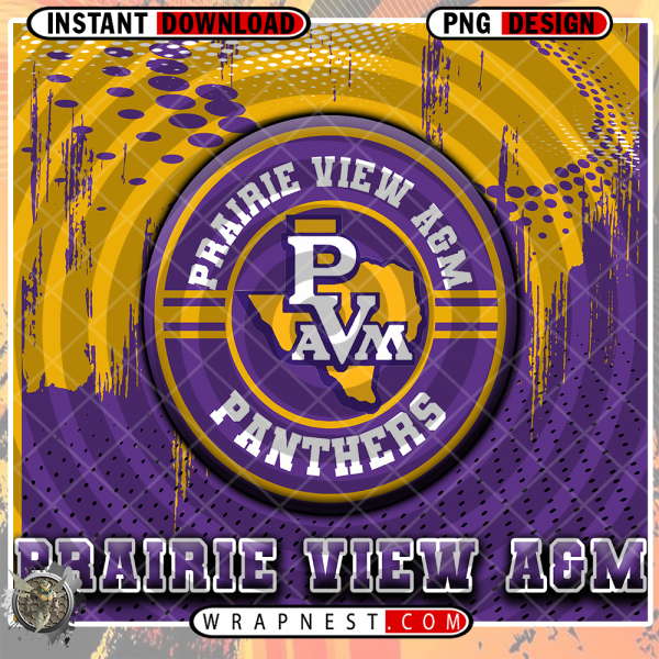 PRAIRIE VIEW A&M DOT LOGO WRAP