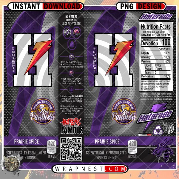PRAIRIE VIEW A&M HATERADE WRAP