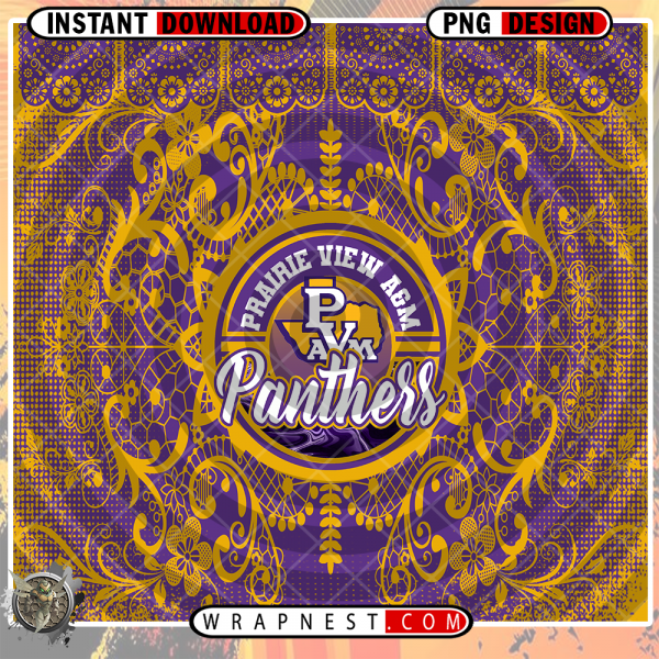 PRAIRIE VIEW A&M LACE & LOGO WRAP