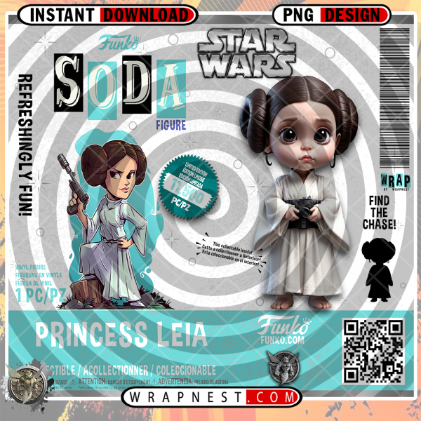 PRINCESS LEIA FUNKO SODA WRAP