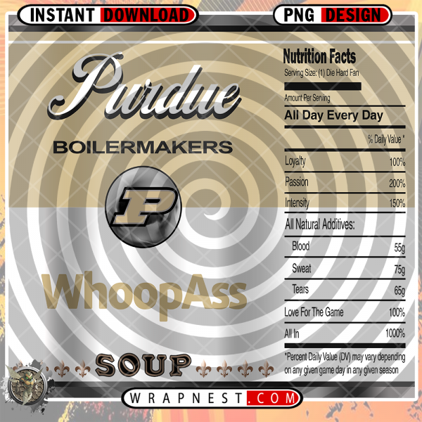 PURDUE WHOOPASS WRAP