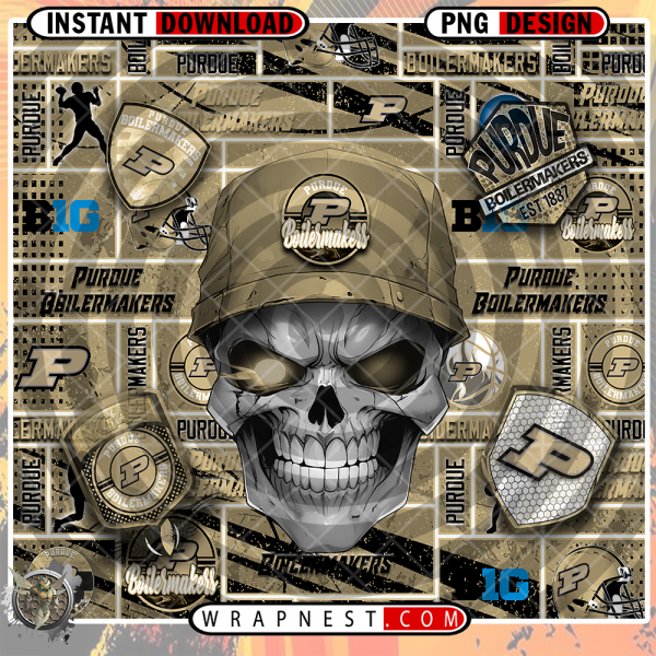 PURDUE SKULL WRAP