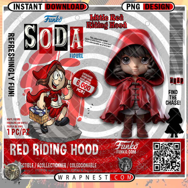 RED RIDING HOOD FUNKO SODA WRAP