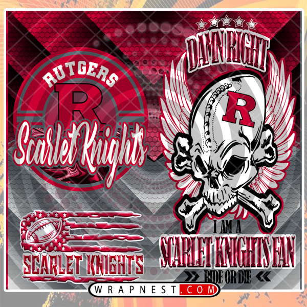 RUTGERS SKULL WRAP