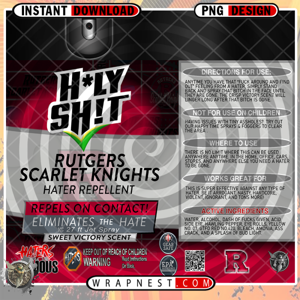 RUTGERS HOLY SH*T WRAP