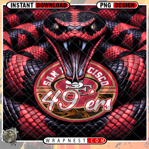 49ERS SNAKE SKIN