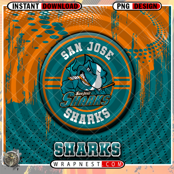 SHARKS DOT LOGO WRAP