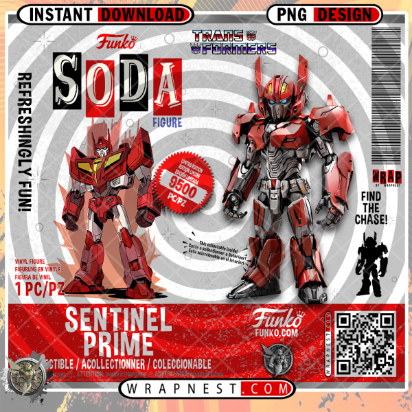 SENTINEL PRIME FUNKO SODA