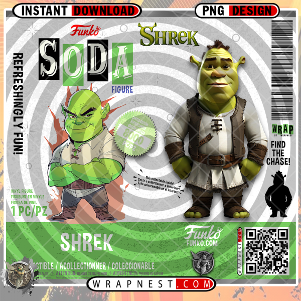 SHREK FUNKO SODA WRAP