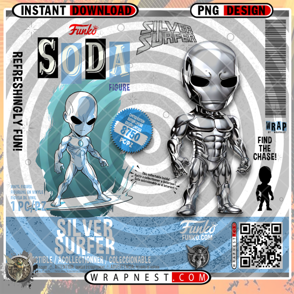 SILVER SURFER FUNKO SODA
