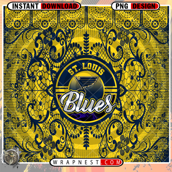 BLUES LACE & LOGO WRAP