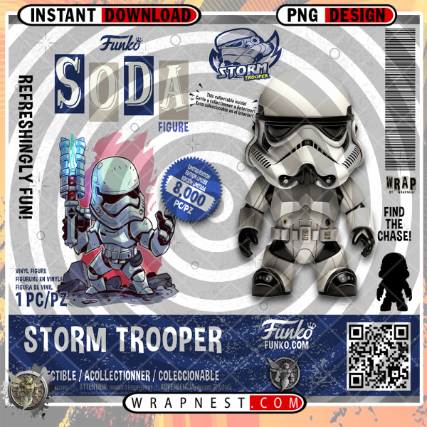 STORM TROOPER  FUNKO SODA WRAP
