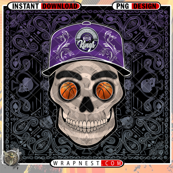 KINGS SKULL HANDKERCHIEF WRAP