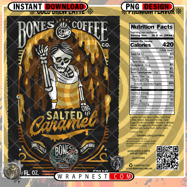 SALTED CARAMEL BONES COFFEE