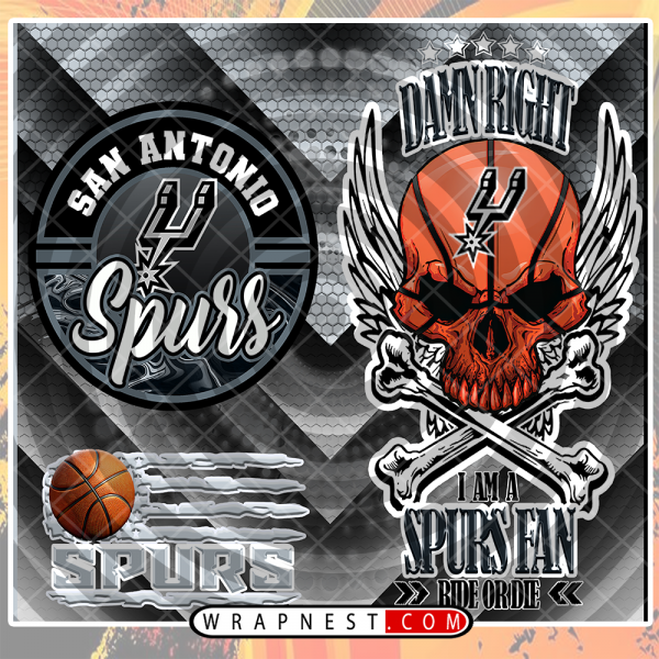 SPURS SKULL WRAP