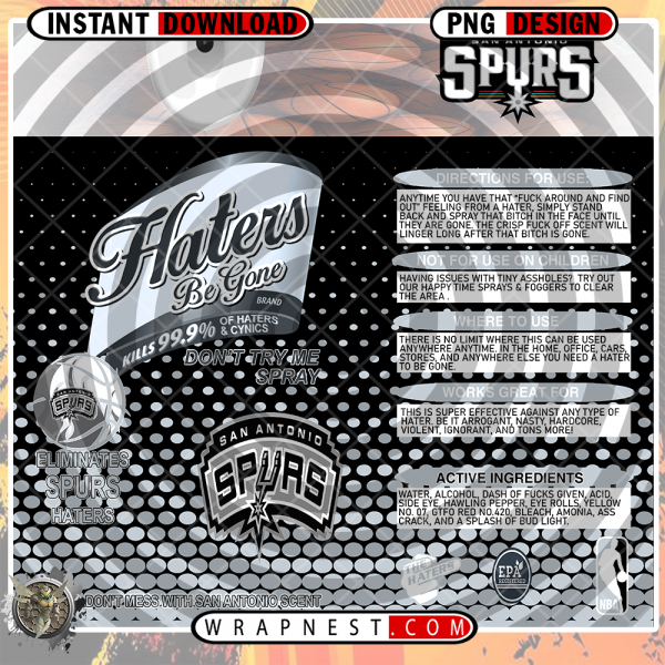SPURS HATERS BE GONE WRAP