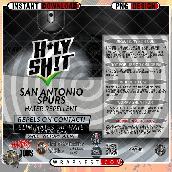 SPURS HOLY SHIT WRAP