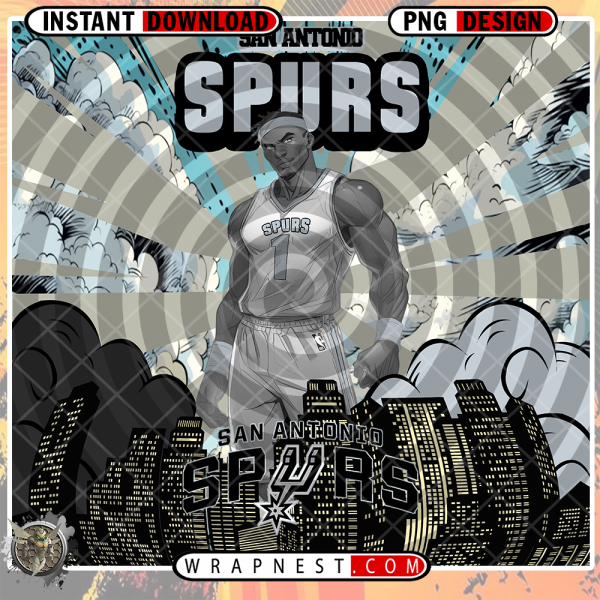 SPURS COMIC BOOK STYLE WRAP