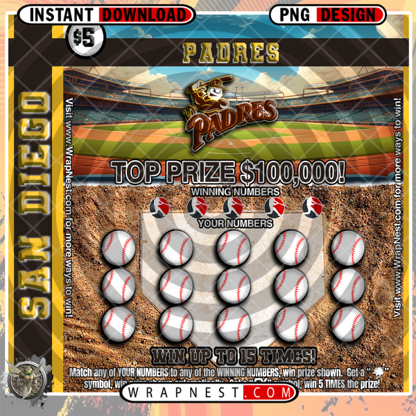 PADRES SCRATCH OFF WRAP