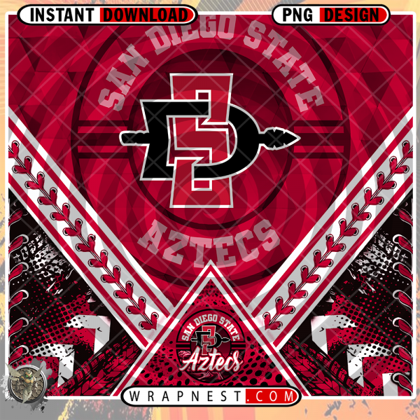 SAN DIEGO STATE DIAMOND WRAP v1