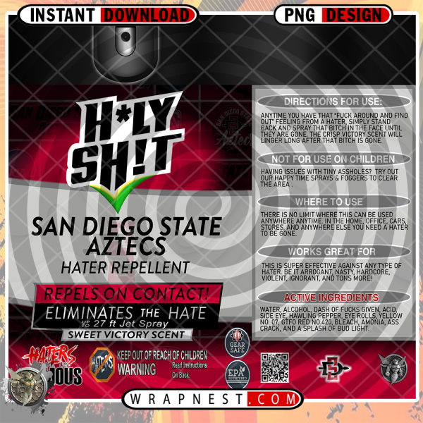 SAN DIEGO STATE HOLY SH*T WRAP