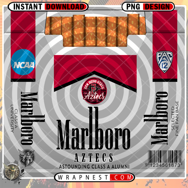 SAN DIEGO STATE MARLBORO WRAP