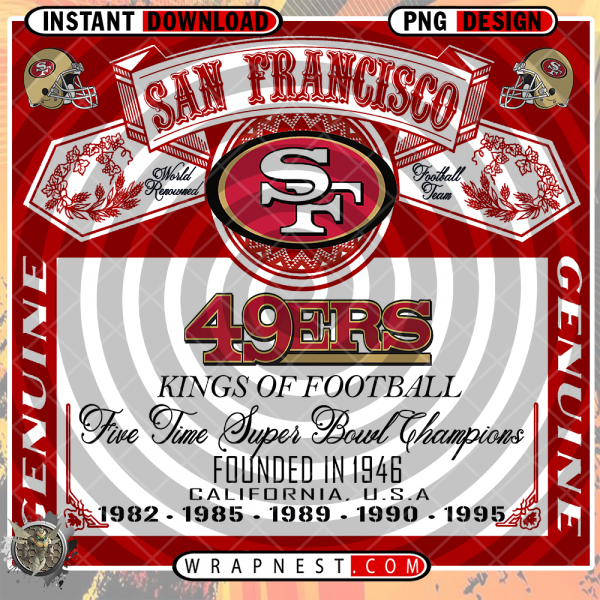 SAN FRANCISCO 49ERS BUD WRAP v1