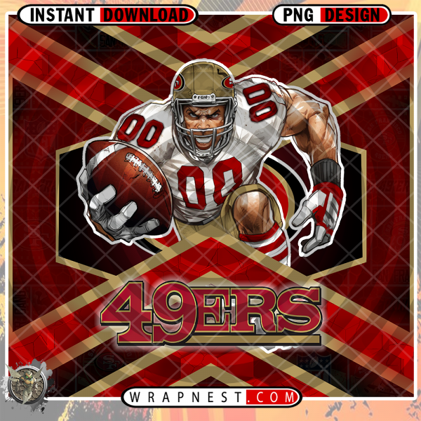 49ERS HONEYCOMB WRAP