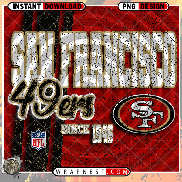 49ERS GRUNGE v2 WRAP