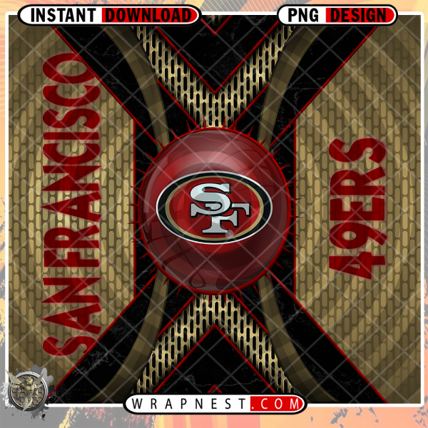 49ERS METAL GRATING WRAP
