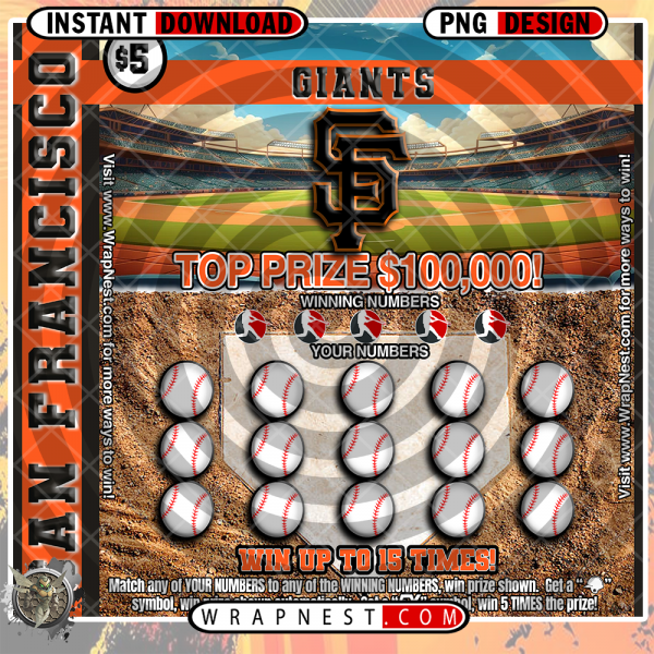 GIANTS SCRATCH OFF WRAP