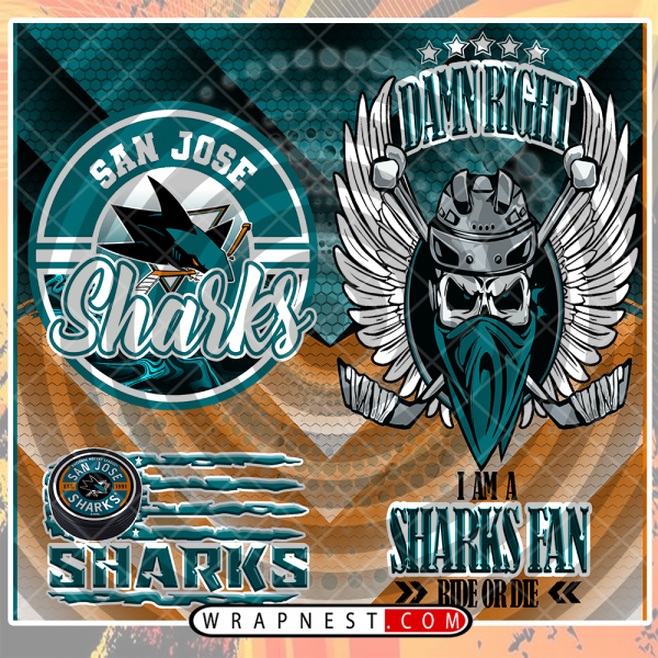 SHARKS SKULL WRAP