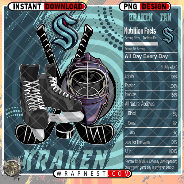 KRAKEN TEAM FAN SODA WRAP