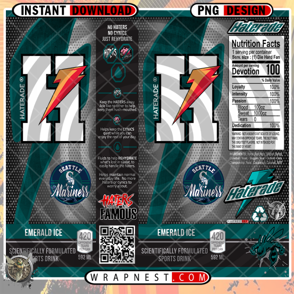 MARINERS HATERADE WRAP