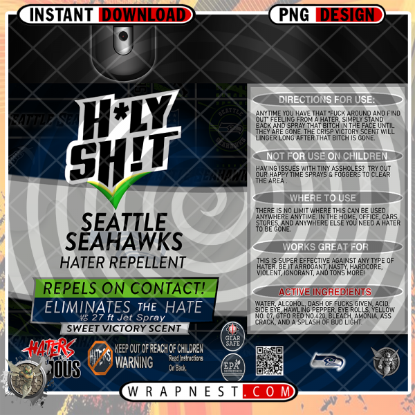 SEAHAWKS HOLY SHIT WRAP