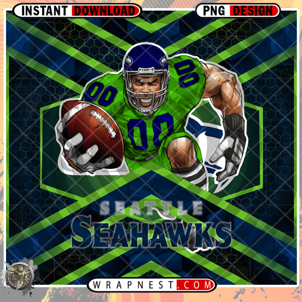 SEAHAWKS HONEYCOMB WRAP