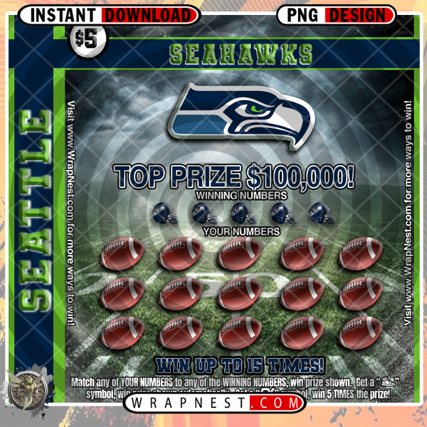 SEAHAWKS SCRATCH OFF WRAP