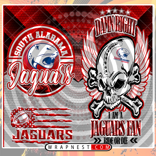 SOUTH ALABAMA SKULL WRAP