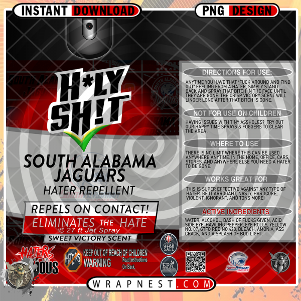 SOUTH ALABAMA HOLY SH*T WRAP
