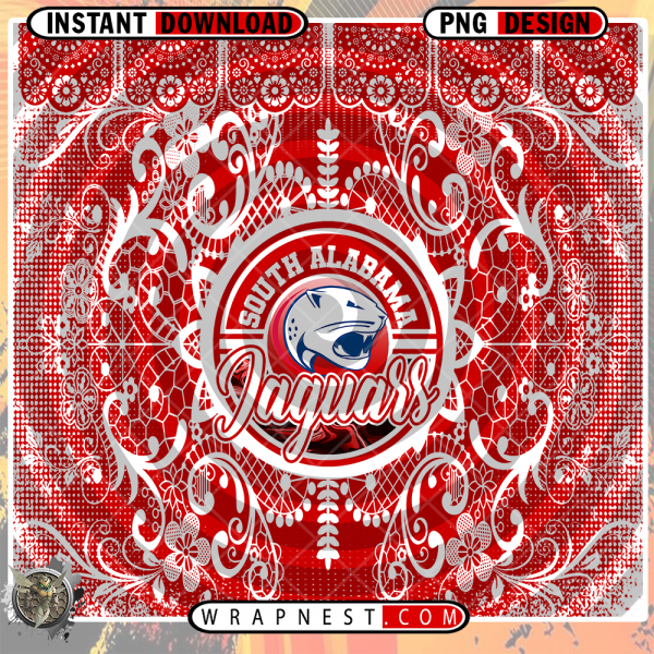 SOUTH ALABAMA LACE & LOGO WRAP