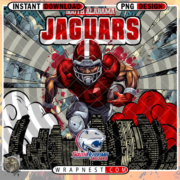 SOUTH ALABAMA COMIC BOOK STYLE WRAP