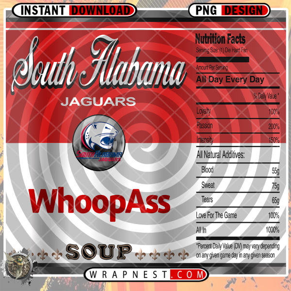 SOUTH ALABAMA WHOOPASS WRAP