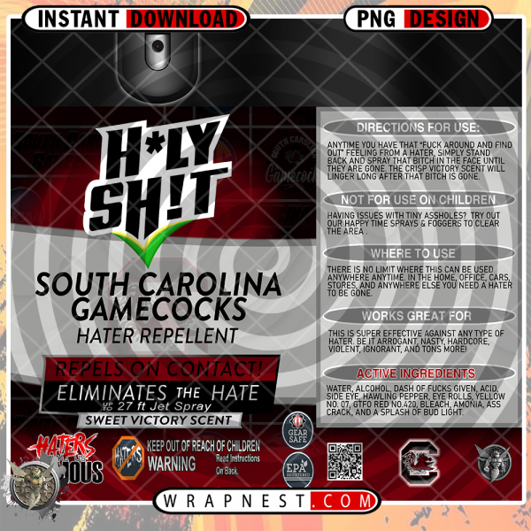 SOUTH CAROLINA HOLY SH*T WRAP