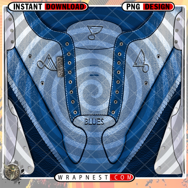 BLUES ICE SKATE WRAP