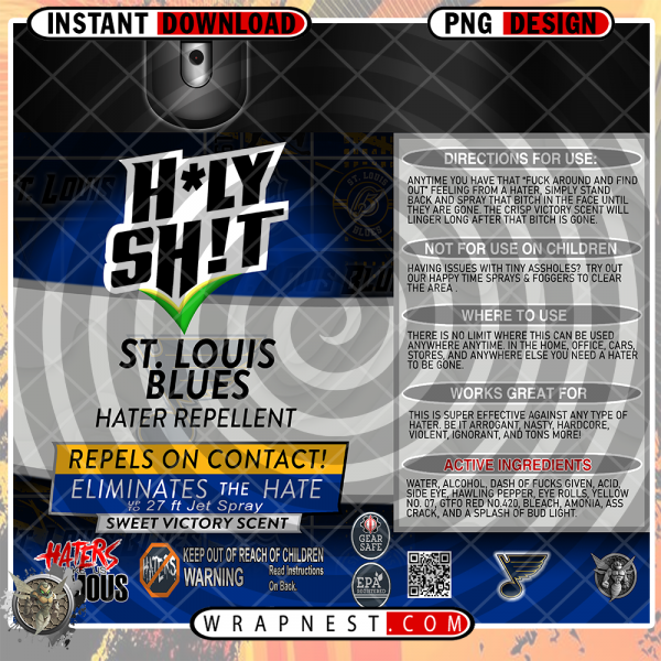 BLUES HOLY SHIT WRAP