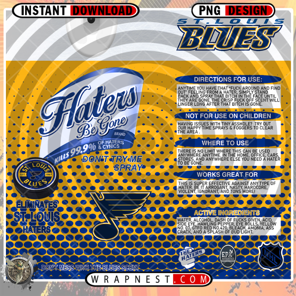 BLUES HATERS BE GONE WRAP
