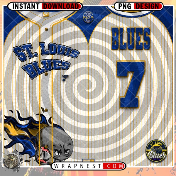 BLUES TEAM BUTTON-UP WRAP