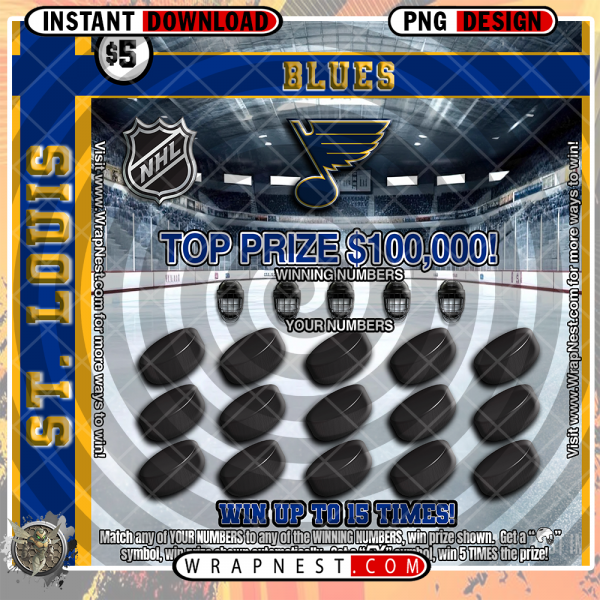 BLUES SCRATCH OFF WRAP