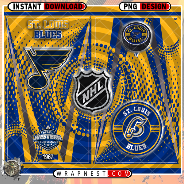BLUES TEAM LOGO WRAP