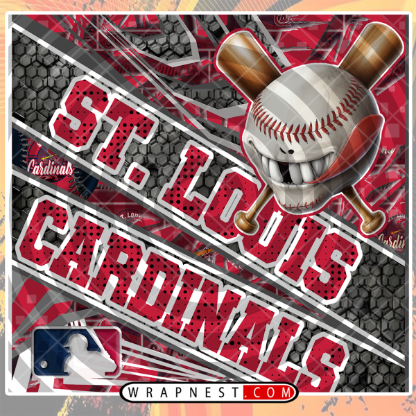 CARDINALS ANGRY BASEBALL WRAP